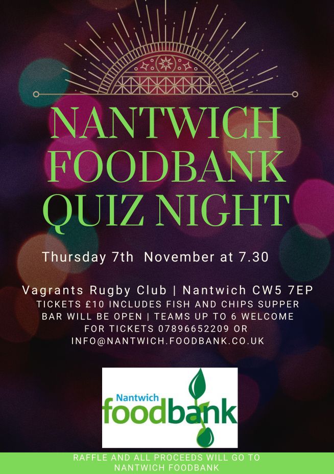 Nantwich Foodbank quiz night